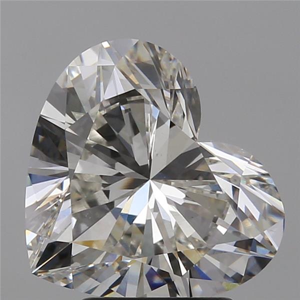 3.01 Carat H-VVS2 Excellent Heart Diamond Image 